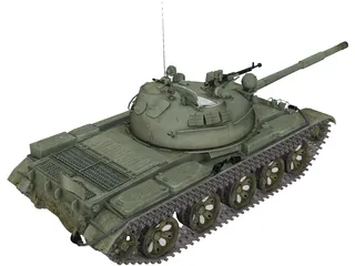 T-62 3D Model preview