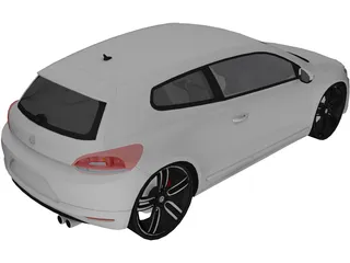 Volkswagen Scirocco 3D Model preview