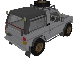 Daihatsu Rocky 3D Model preview