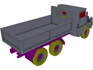 Dumper Truck 3D Model preview