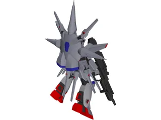 Gundam Providence ZGMF-X13A 3D Model preview