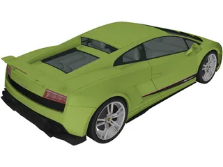 Lamborghini Gallardo LP570-4 Superleggera (2011) 3D Model preview