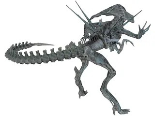 Alien Queen 3D Model preview