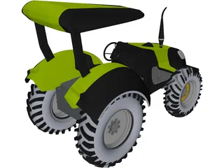 Tractor 3D Model preview