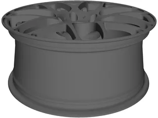 Wheel 18inch 3D Model preview
