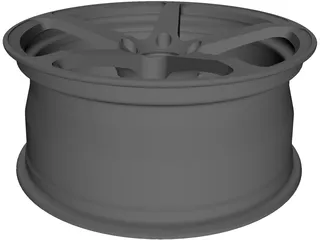 Wheel 19inch 3D Model preview