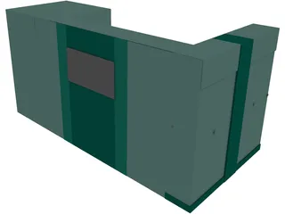 Display Booth 3D Model preview