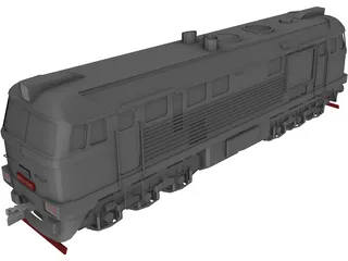 M62 Locomotive 3D Model preview