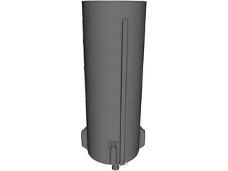 Zenit Rocket Engine Stage Two 3D Model preview