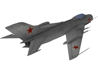 MiG-19 3D Model preview