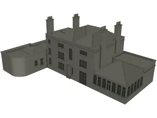 Manor House 3D Model preview