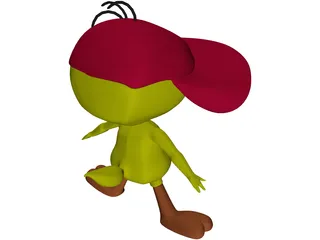Tweety 3D Model preview