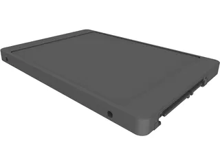 Slim SSD 3D Model preview