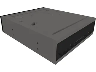 5.25 DVD Burner 3D Model preview