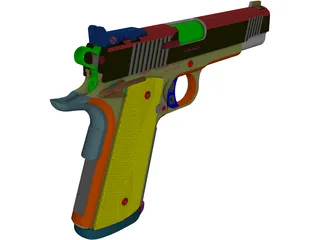 Kimber 1911 3D Model preview