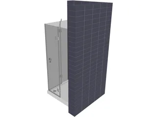 Shower Box 3D Model preview