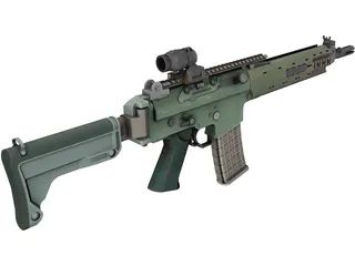 AK-5C Gun 3D Model preview
