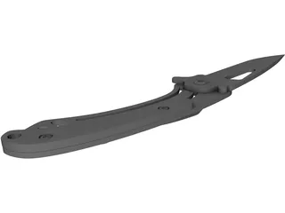 Boker Knife 3D Model preview