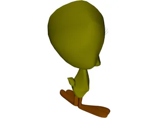 Tweety 3D Model preview