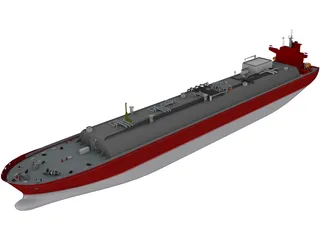 LNG Tanker 3D Model preview