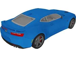 Chevrolet Camaro SS (2016) 3D Model preview