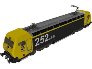 Siemens Locomotive Deutsche Bahn 3D Model preview