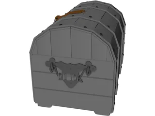 Treasure Chest 3D Model preview
