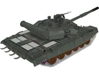 T-90 3D Model preview