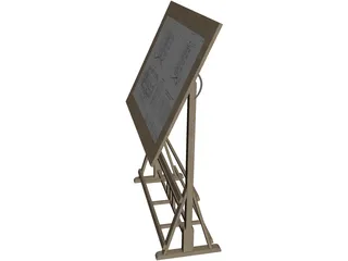 Drawing Board for Architects 3D Model preview