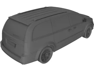 Chrysler Town and Country (2012) 3D Model preview
