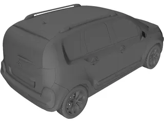 Citroen C3 Picasso (2013) 3D Model preview