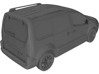 Citroen Berlingo Multispace (2011) 3D Model preview