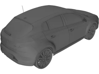 Fiat Bravo (2011) 3D Model preview