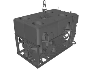 Triton XLS150 ROV 3D Model preview