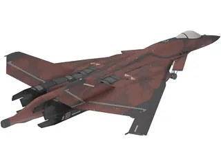 CFA-44 Nosferatu 3D Model preview