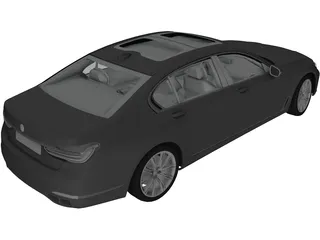BMW 7-Series G11 (2016) 3D Model preview