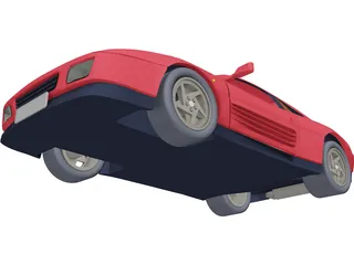 Ferrari 348 TB (1989) 3D Model preview