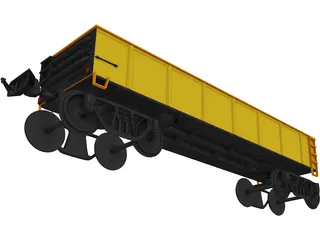 Steel Gondola (1942) 3D Model preview