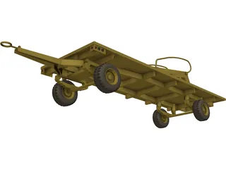Aircraft Support 3D Model preview
