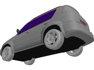 SsangYong Rexton 3D Model preview
