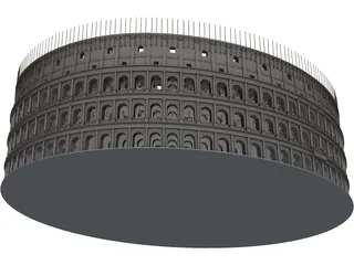 Coliseum Roman 3D Model preview