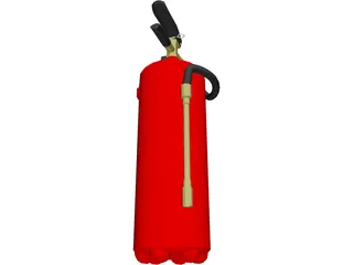 Fire Extinguisher 3D Model preview