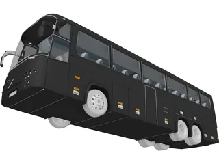 Volvo 9900 Bus 3D Model preview