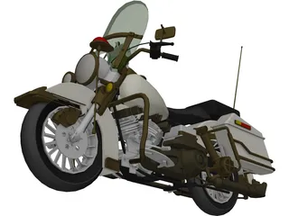 Harley-Davidson Police 3D Model preview