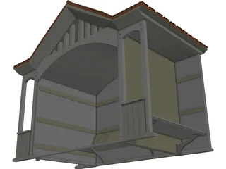 House Summer 3D Model preview