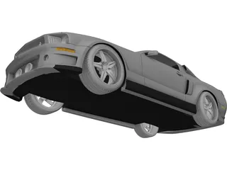 Ford Mustang Eleanor 3D Model preview