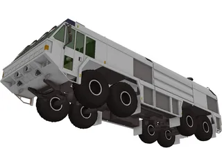 Firefight Truck 3D Model preview