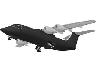 British Aerospace BAe 146 3D Model preview