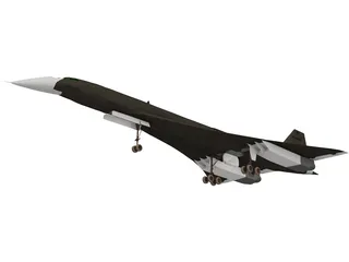 Concorde 3D Model preview