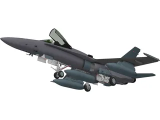 F-18 VFA-151 Hornet 3D Model preview